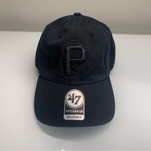 '47 Brand Black Pittsburgh Pirates Adjustable Cap, OSFA